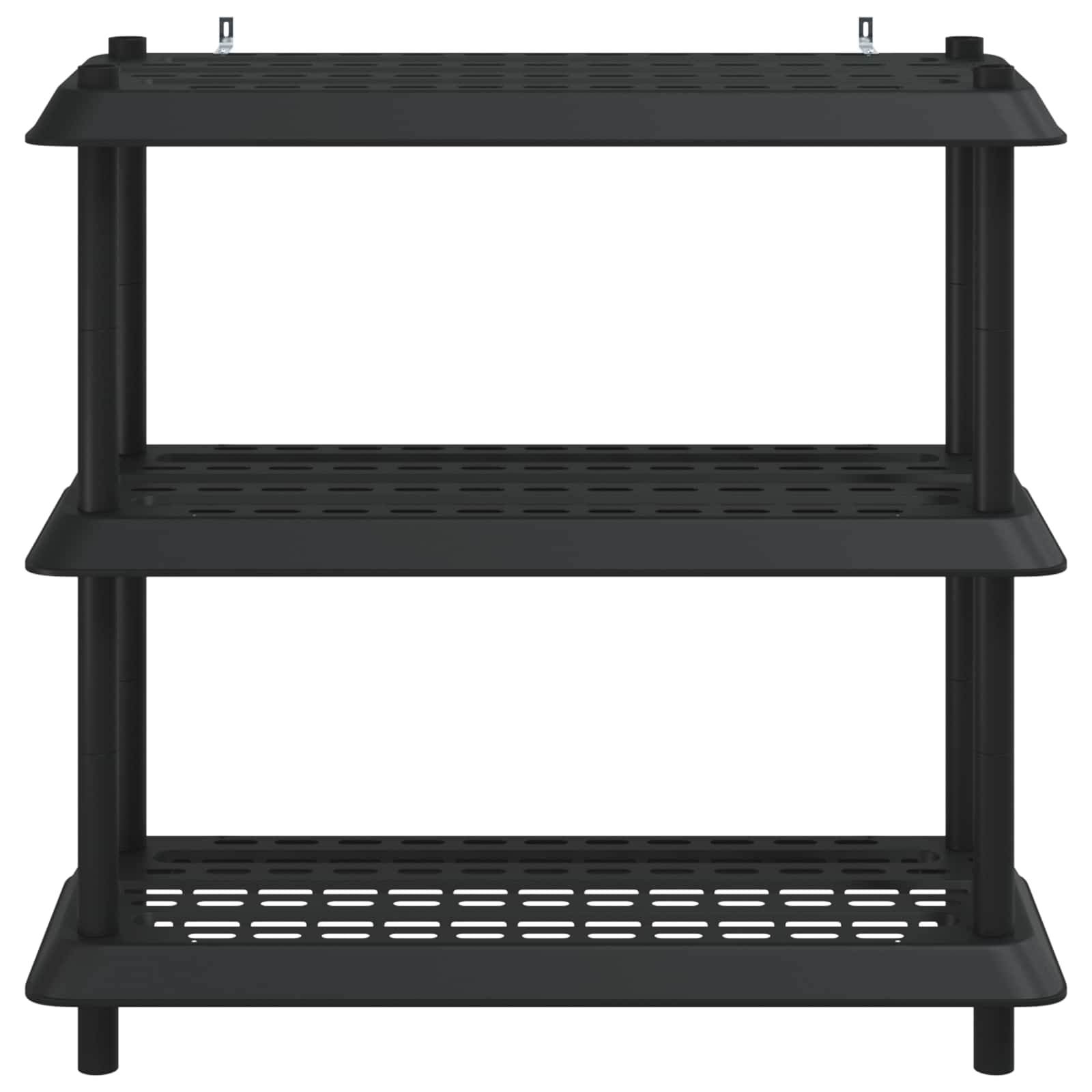 vidaXL Shelving Unit 3-Tier 100 x 40 x 96 cm PP Anthracite