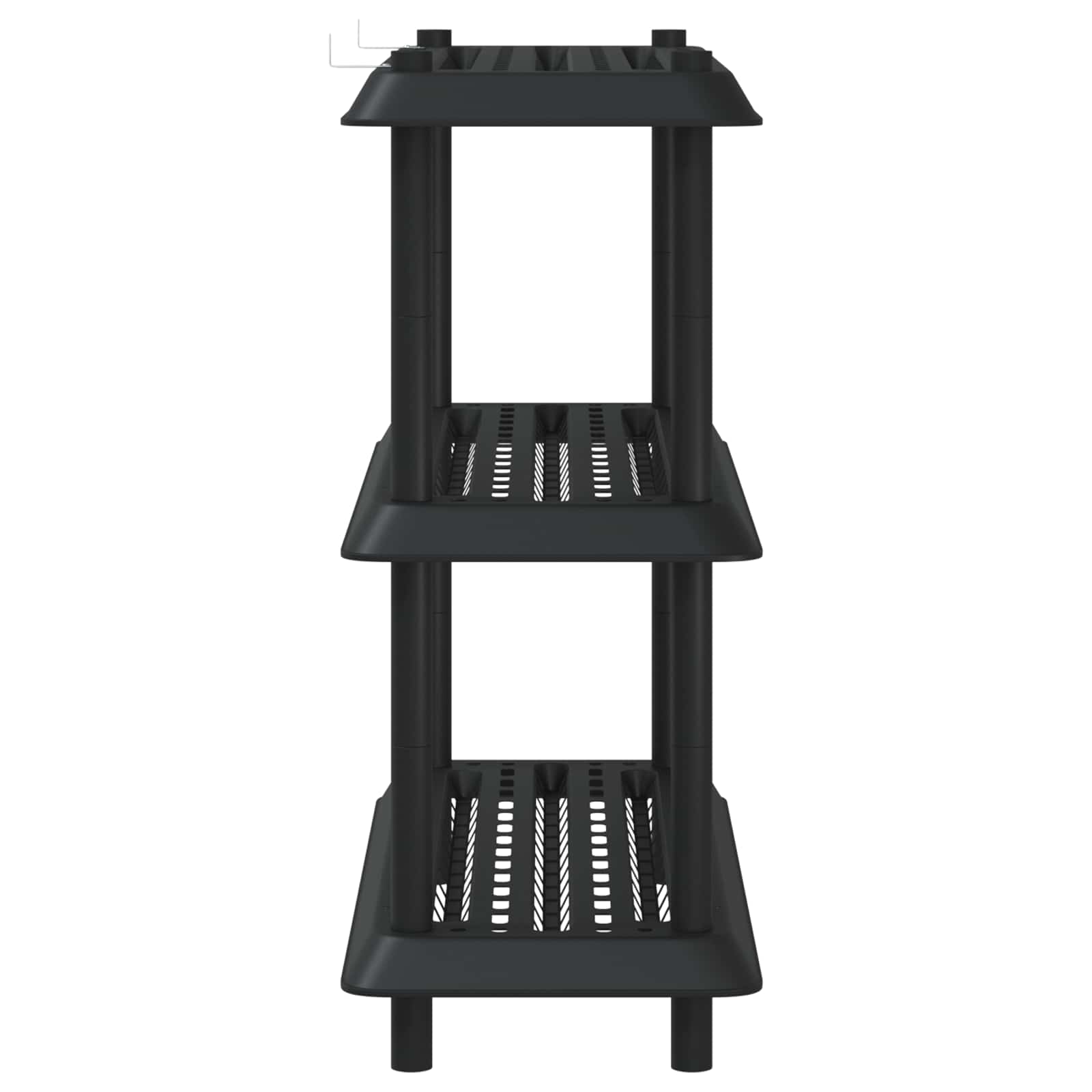 vidaXL Shelving Unit 3-Tier 100 x 40 x 96 cm PP Anthracite