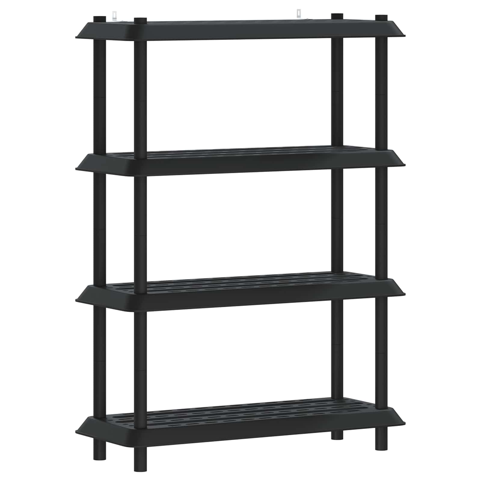 vidaXL Shelving Unit 4-Tier 100 x 40 x 136.5 cm PP Anthracite