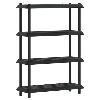 vidaXL Shelving Unit 4-Tier 100 x 40 x 136.5 cm PP Anthracite