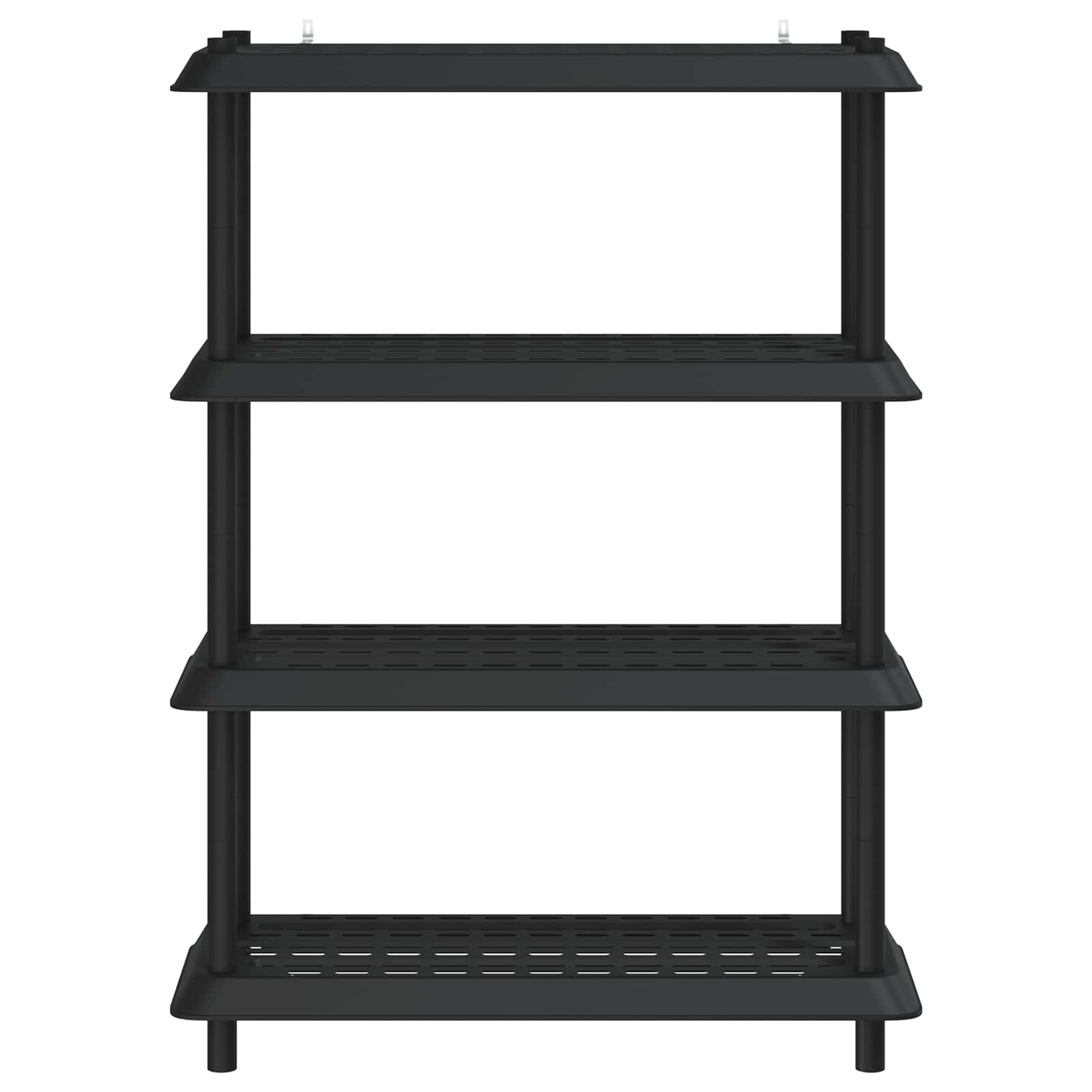 vidaXL Shelving Unit 4-Tier 100 x 40 x 136.5 cm PP Anthracite