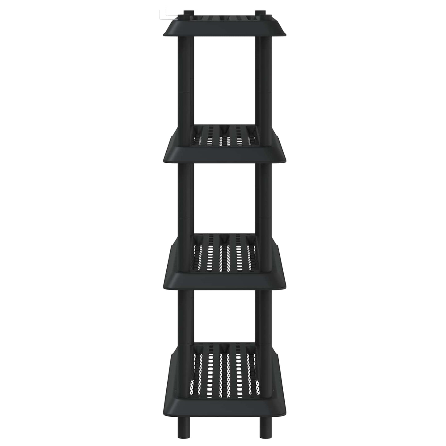 vidaXL Shelving Unit 4-Tier 100 x 40 x 136.5 cm PP Anthracite