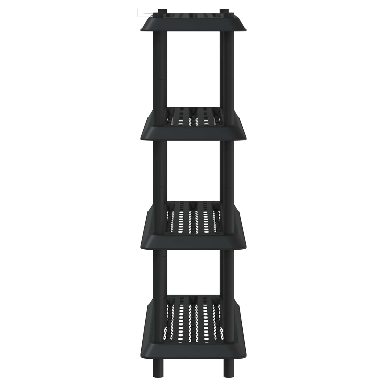 vidaXL Shelving Unit 4-Tier 100 x 40 x 136.5 cm PP Anthracite