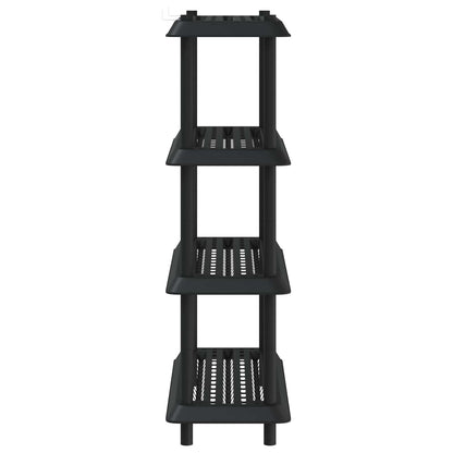 vidaXL Shelving Unit 4-Tier 100 x 40 x 136.5 cm PP Anthracite