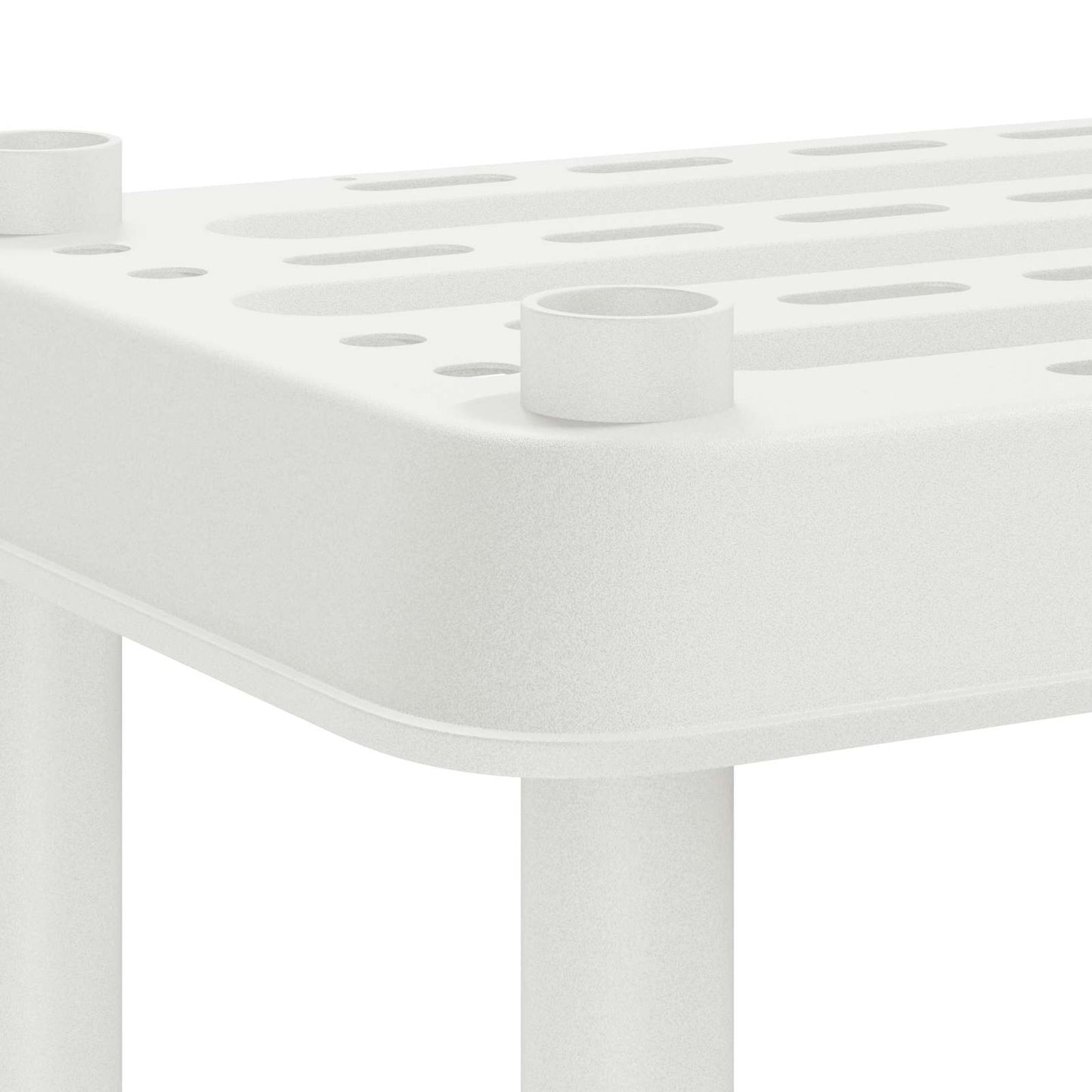 vidaXL Shelving Unit 4-Tier 100 x 40 x 136.5 cm PP White