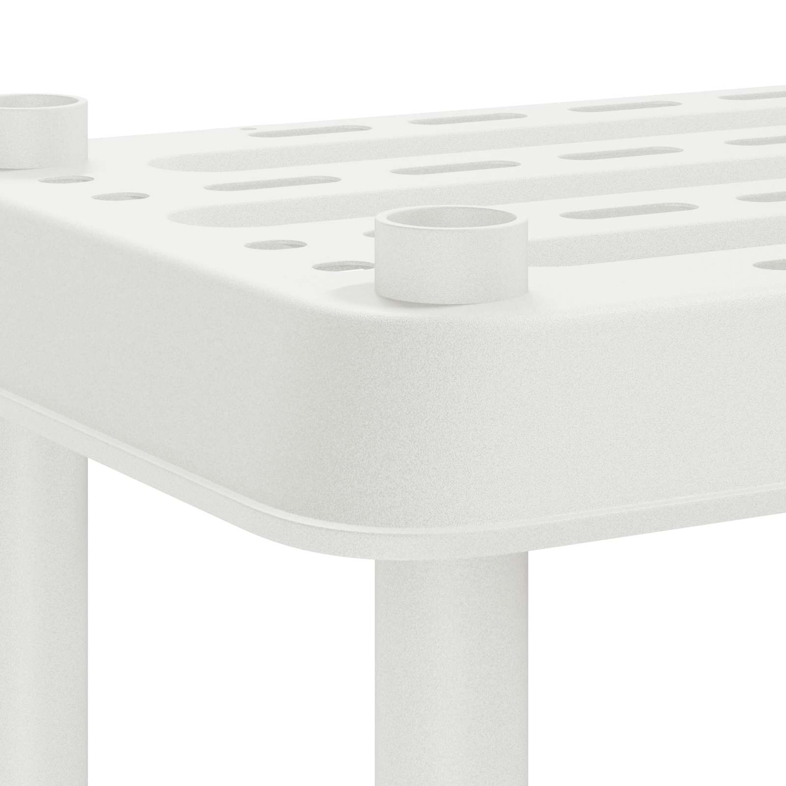 vidaXL Shelving Unit 4-Tier 100 x 40 x 136.5 cm PP White