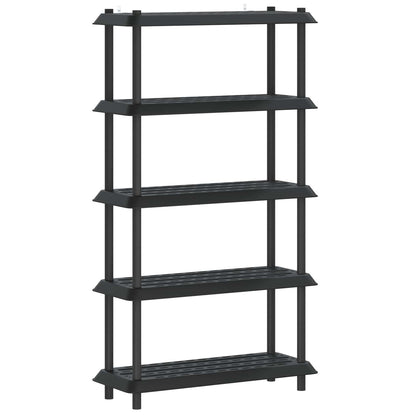 vidaXL Shelving Unit 5-Tier 100 x 40 x 177 cm PP Anthracite