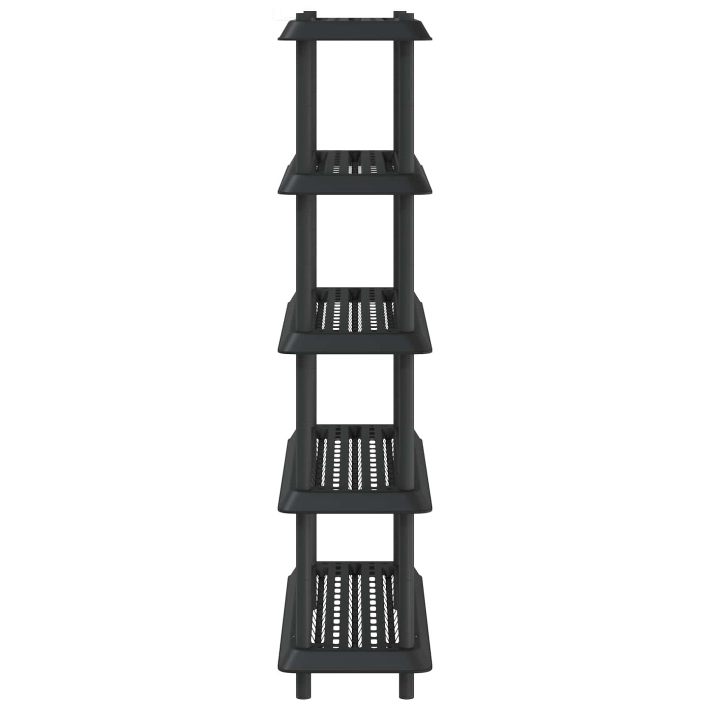 vidaXL Shelving Unit 5-Tier 100 x 40 x 177 cm PP Anthracite