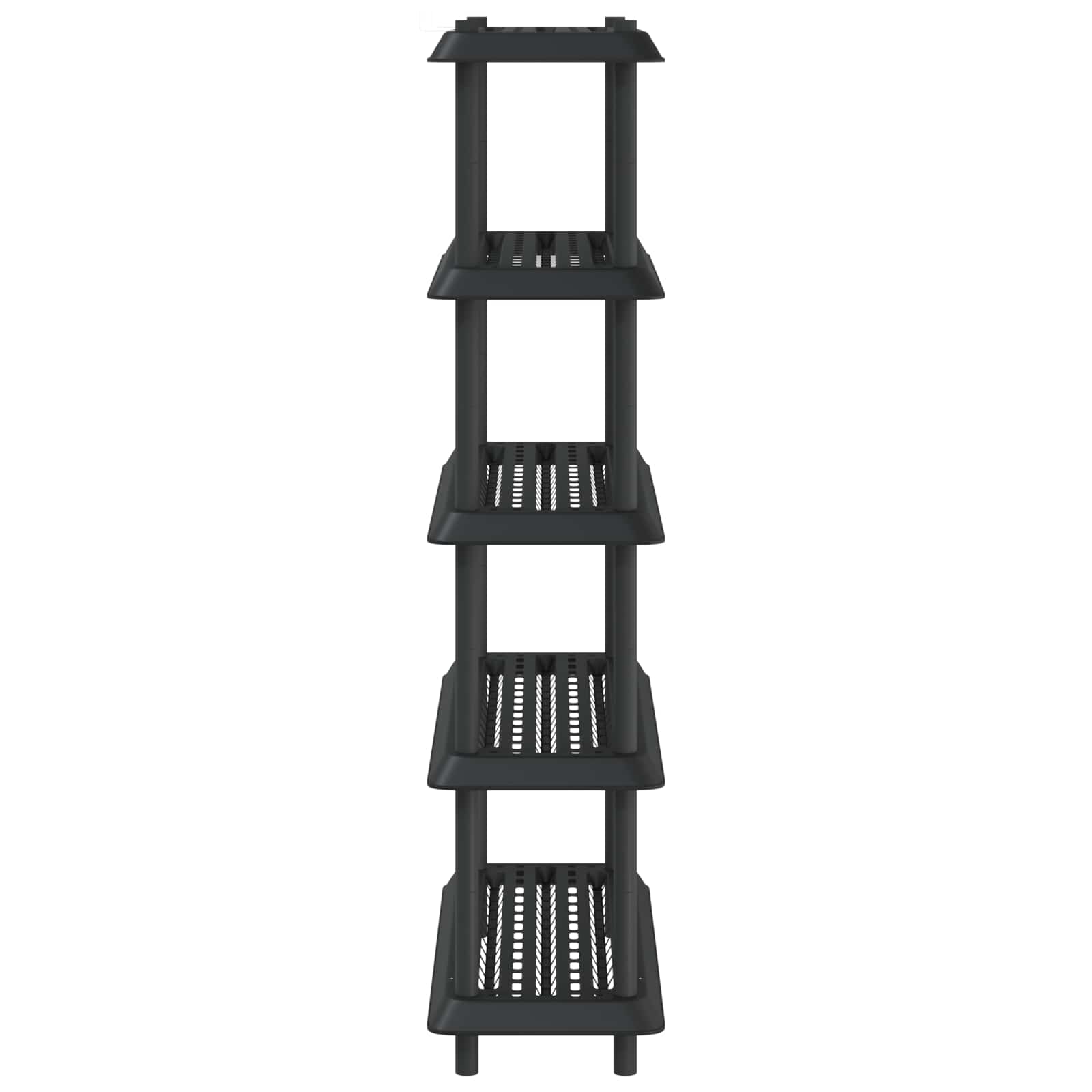 vidaXL Shelving Unit 5-Tier 100 x 40 x 177 cm PP Anthracite