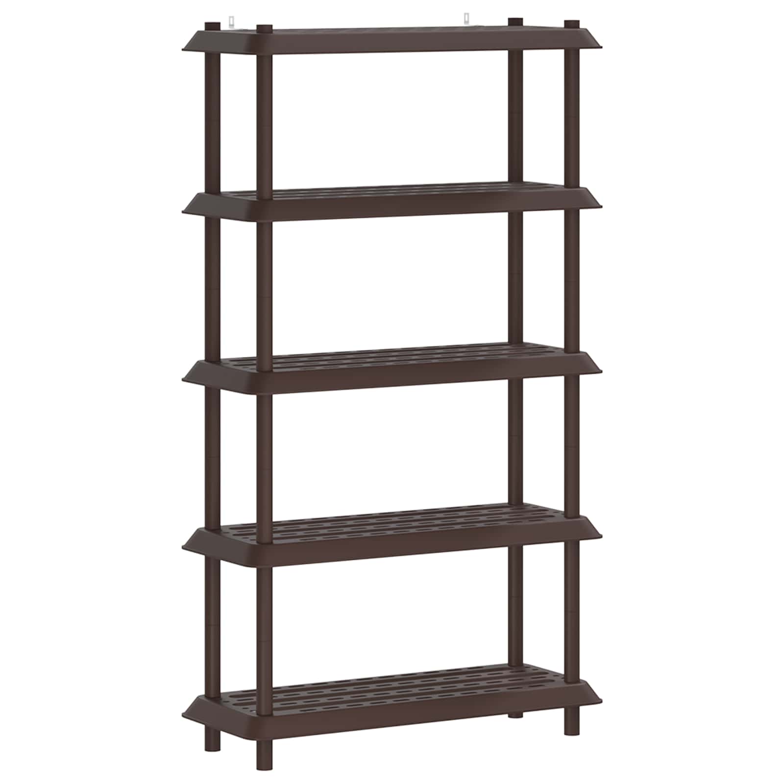 vidaXL Shelving Unit 5-Tier 100 x 40 x 177 cm PP Brown