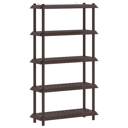 vidaXL Shelving Unit 5-Tier 100 x 40 x 177 cm PP Brown