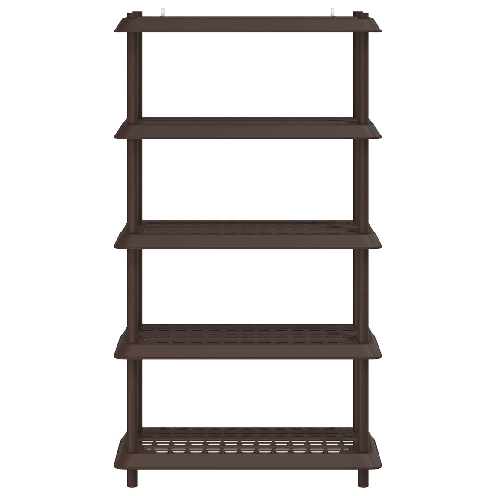 vidaXL Shelving Unit 5-Tier 100 x 40 x 177 cm PP Brown