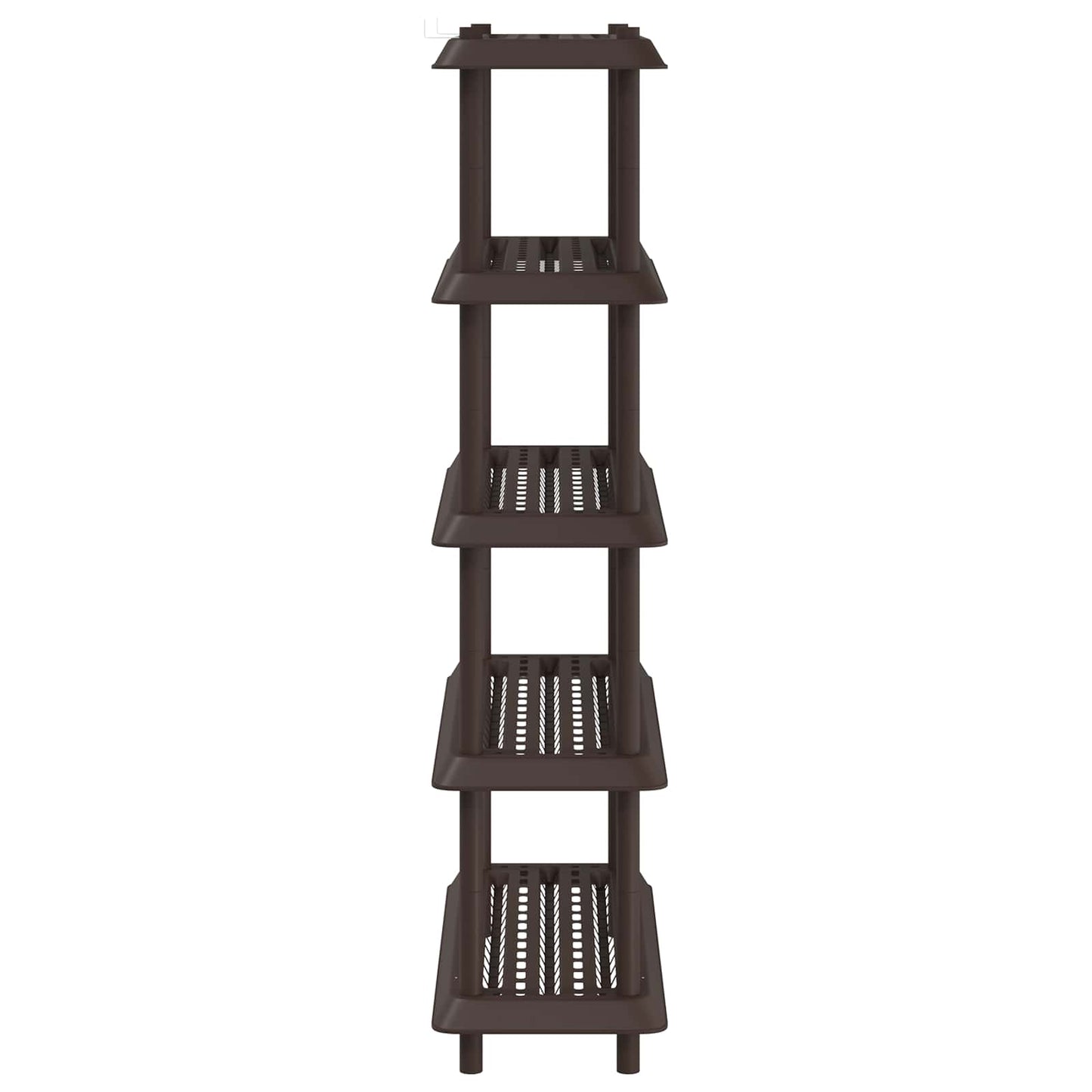 vidaXL Shelving Unit 5-Tier 100 x 40 x 177 cm PP Brown