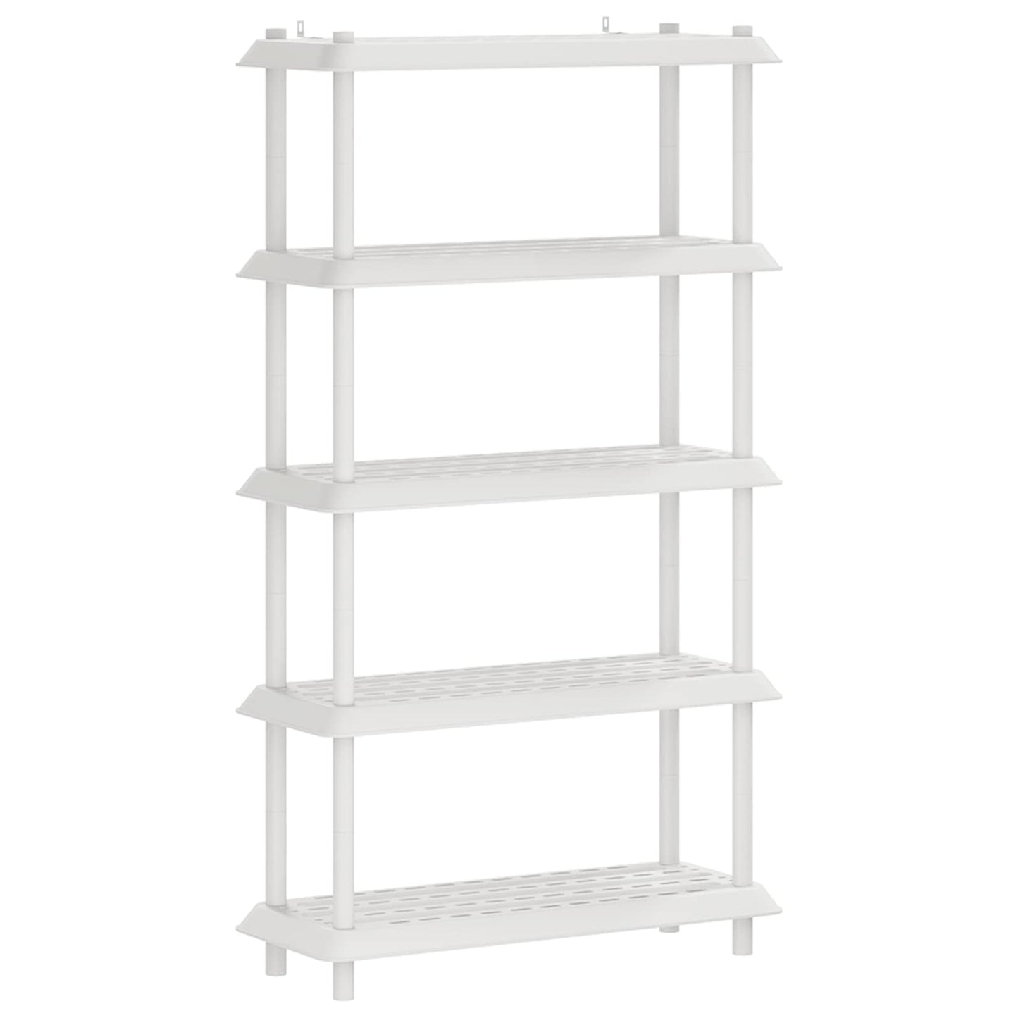 vidaXL Shelving Unit 5-Tier 100 x 40 x 177 cm PP White