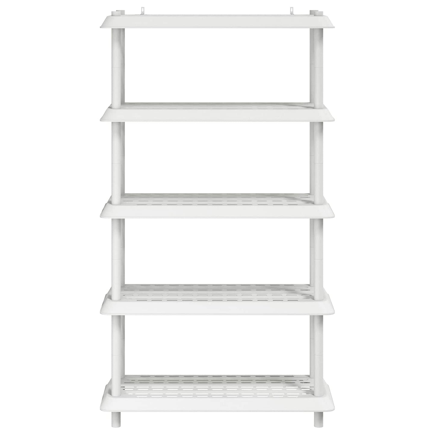 vidaXL Shelving Unit 5-Tier 100 x 40 x 177 cm PP White