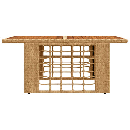 vidaXL Garden Lifting Up Table Natural 100 x 55 x 37 cm - Brown