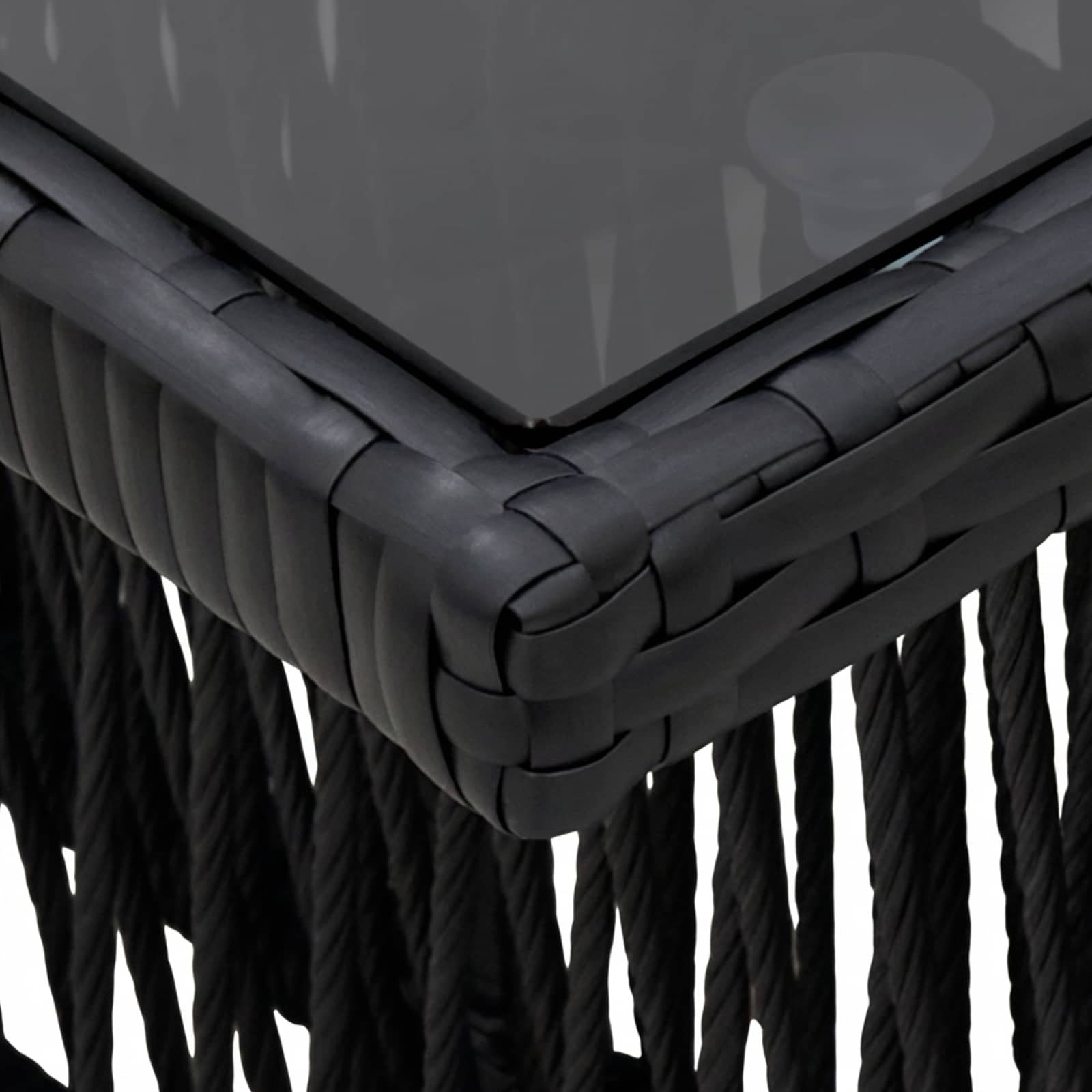 vidaXL Garden Lifting Up Table Black 100 x 55 x 37 cm