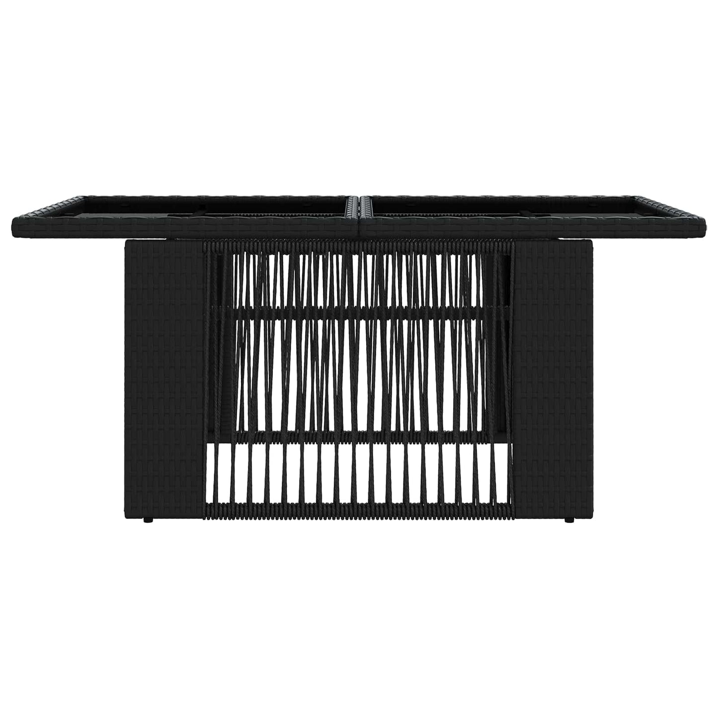 vidaXL Garden Lifting Up Table Black 100 x 55 x 37 cm