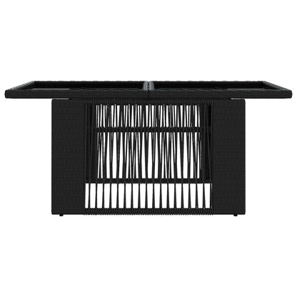 vidaXL Garden Lifting Up Table Black 100 x 55 x 37 cm