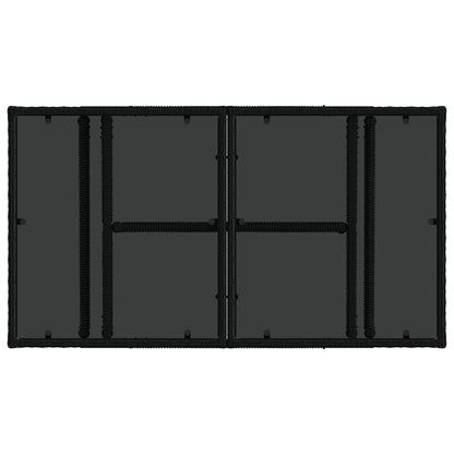 vidaXL Garden Lifting Up Table Black 100 x 55 x 37 cm