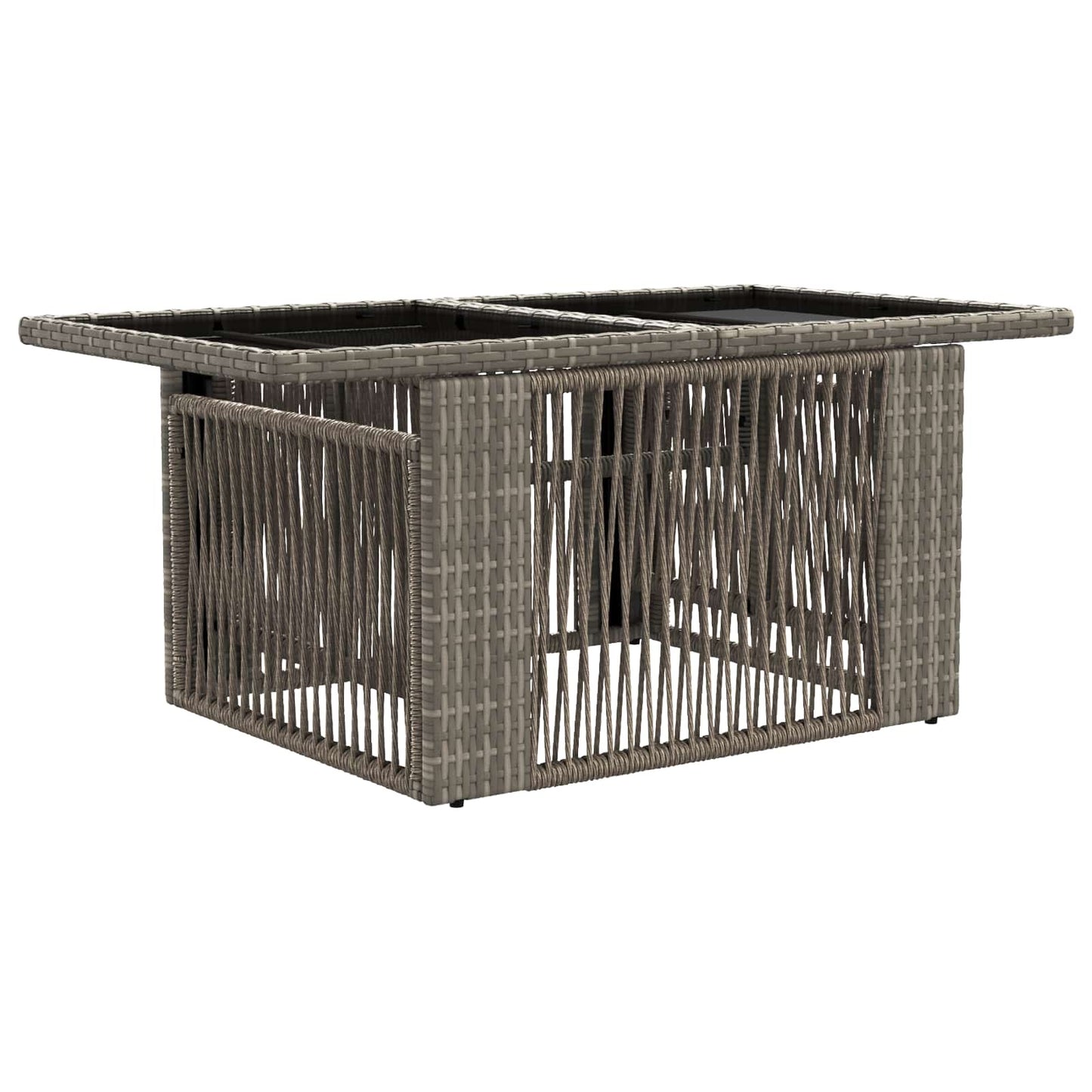 vidaXL Garden Lifting Up Table Grey 100 x 55 x 37 cm