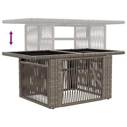 vidaXL Garden Lifting Up Table Grey 100 x 55 x 37 cm