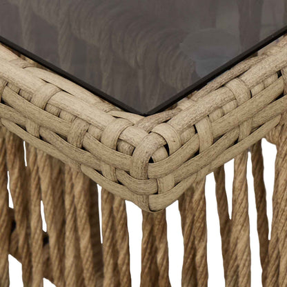 vidaXL Garden Lifting Up Table Beige 100 x 55 x 37 cm