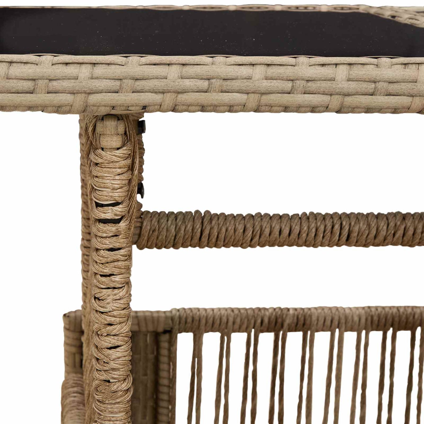 vidaXL Garden Lifting Up Table Beige 100 x 55 x 37 cm