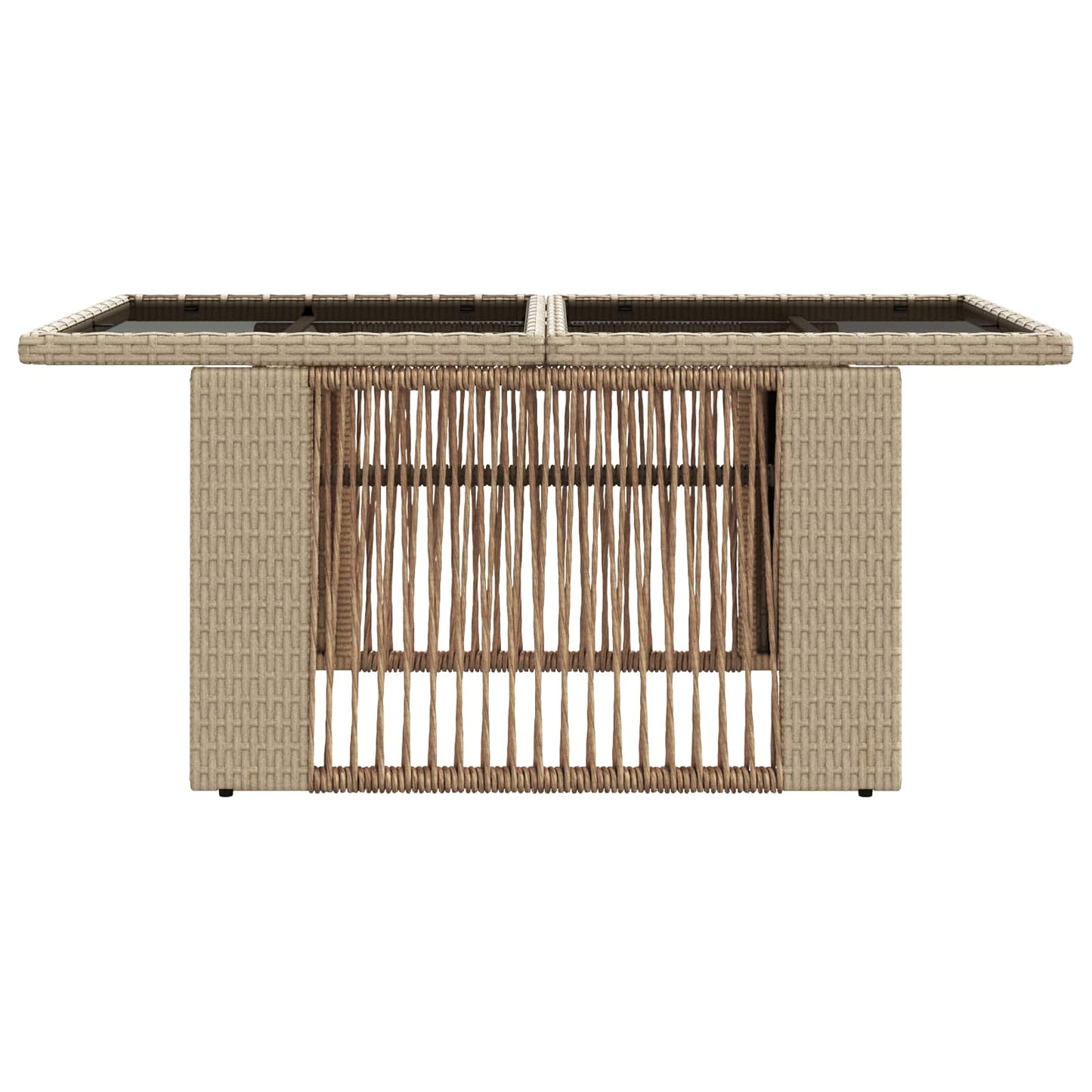 vidaXL Garden Lifting Up Table Beige 100 x 55 x 37 cm