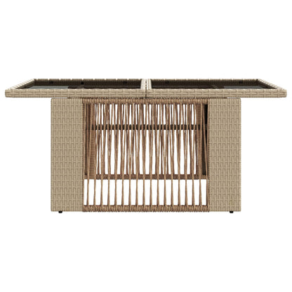 vidaXL Garden Lifting Up Table Beige 100 x 55 x 37 cm