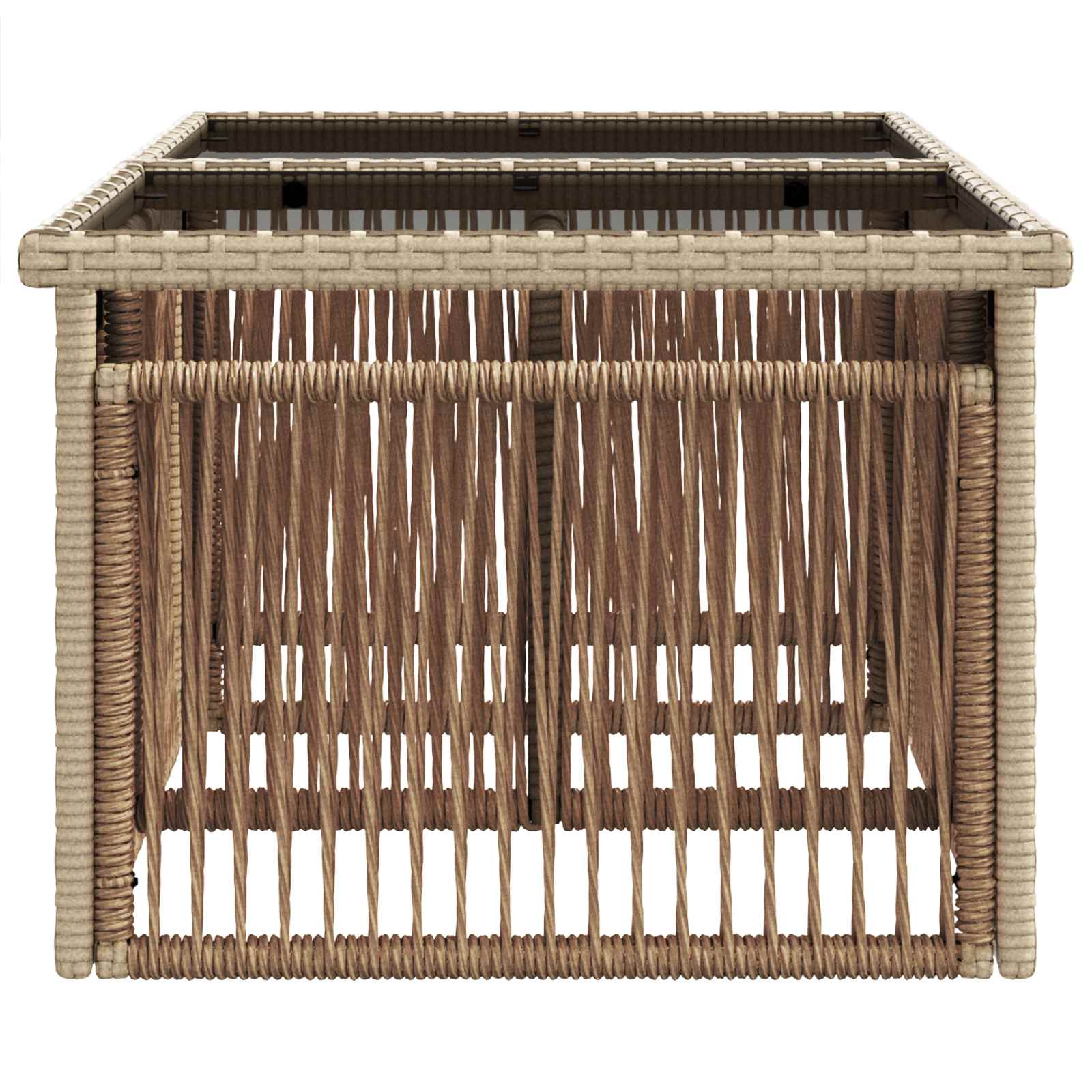 vidaXL Garden Lifting Up Table Beige 100 x 55 x 37 cm