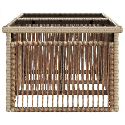 vidaXL Garden Lifting Up Table Beige 100 x 55 x 37 cm