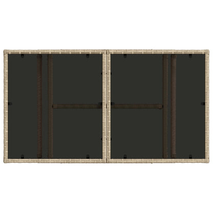 vidaXL Garden Lifting Up Table Beige 100 x 55 x 37 cm