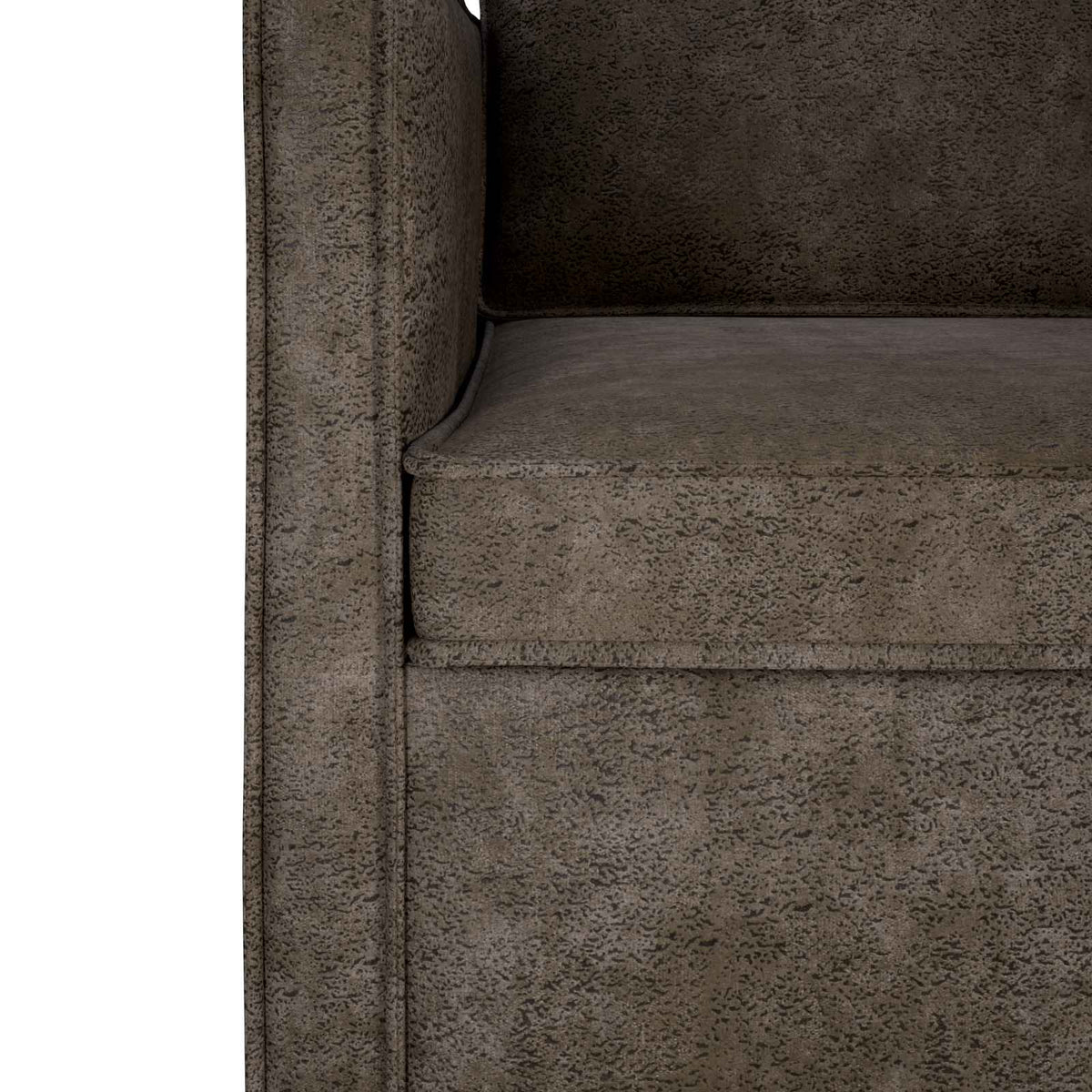 vidaXL Single Sofa Dark Grey 70 x 81 x 82 cm Faux Suede Fabric