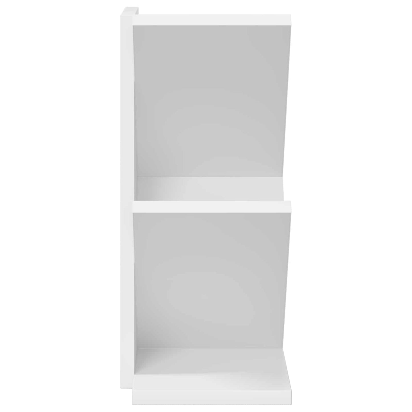 vidaXL Tree Bookshelf 3-Tier 30 x 18 x 40 cm Engineered Wood White