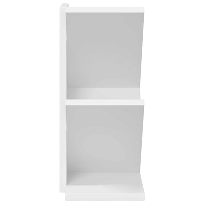 vidaXL Tree Bookshelf 3-Tier 30 x 18 x 40 cm Engineered Wood White