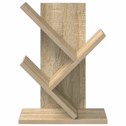 vidaXL Tree Bookshelf 3-Tier 30 x 18 x 40 cm Engineered Wood - Brown