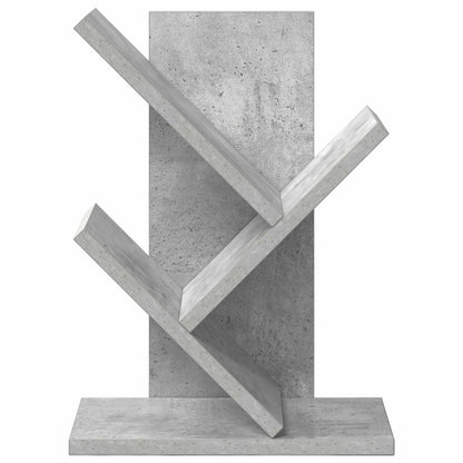 vidaXL Tree Bookshelf 3-Tier 30 x 18 x 40 cm Engineered Wood - Grey