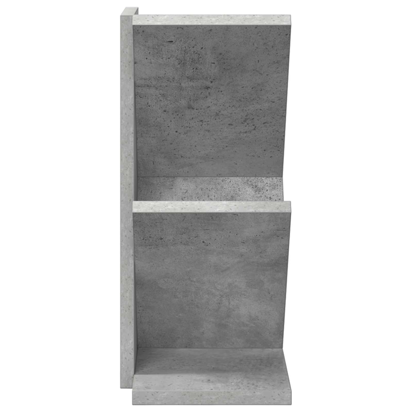 vidaXL Tree Bookshelf 3-Tier 30 x 18 x 40 cm Engineered Wood - Grey
