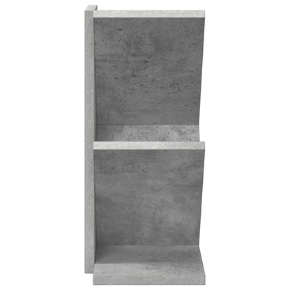 vidaXL Tree Bookshelf 3-Tier 30 x 18 x 40 cm Engineered Wood - Grey