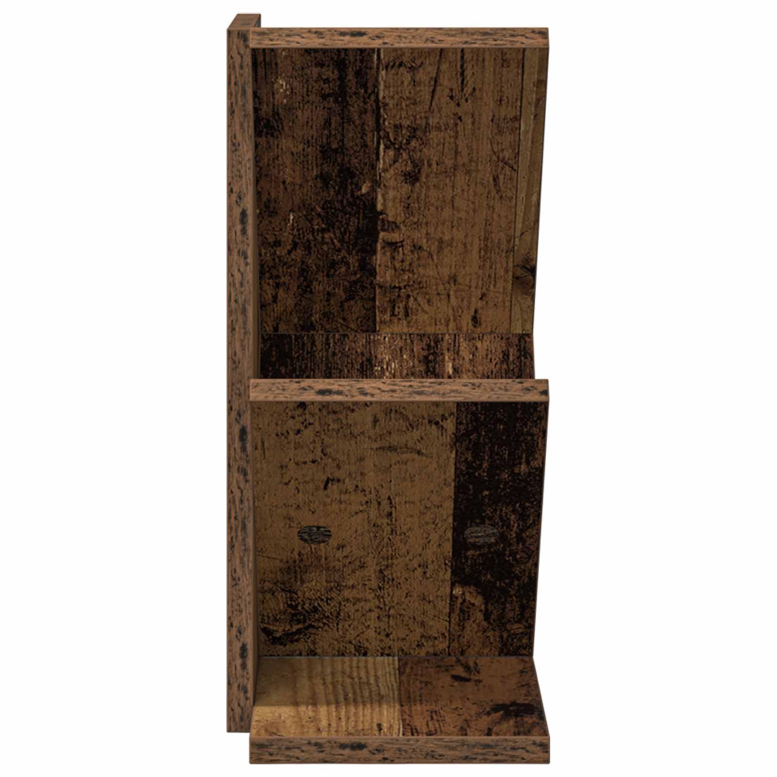 vidaXL Tree Bookshelf 3-Tier 30 x 18 x 40 cm Engineered Wood Old Wood - Brown