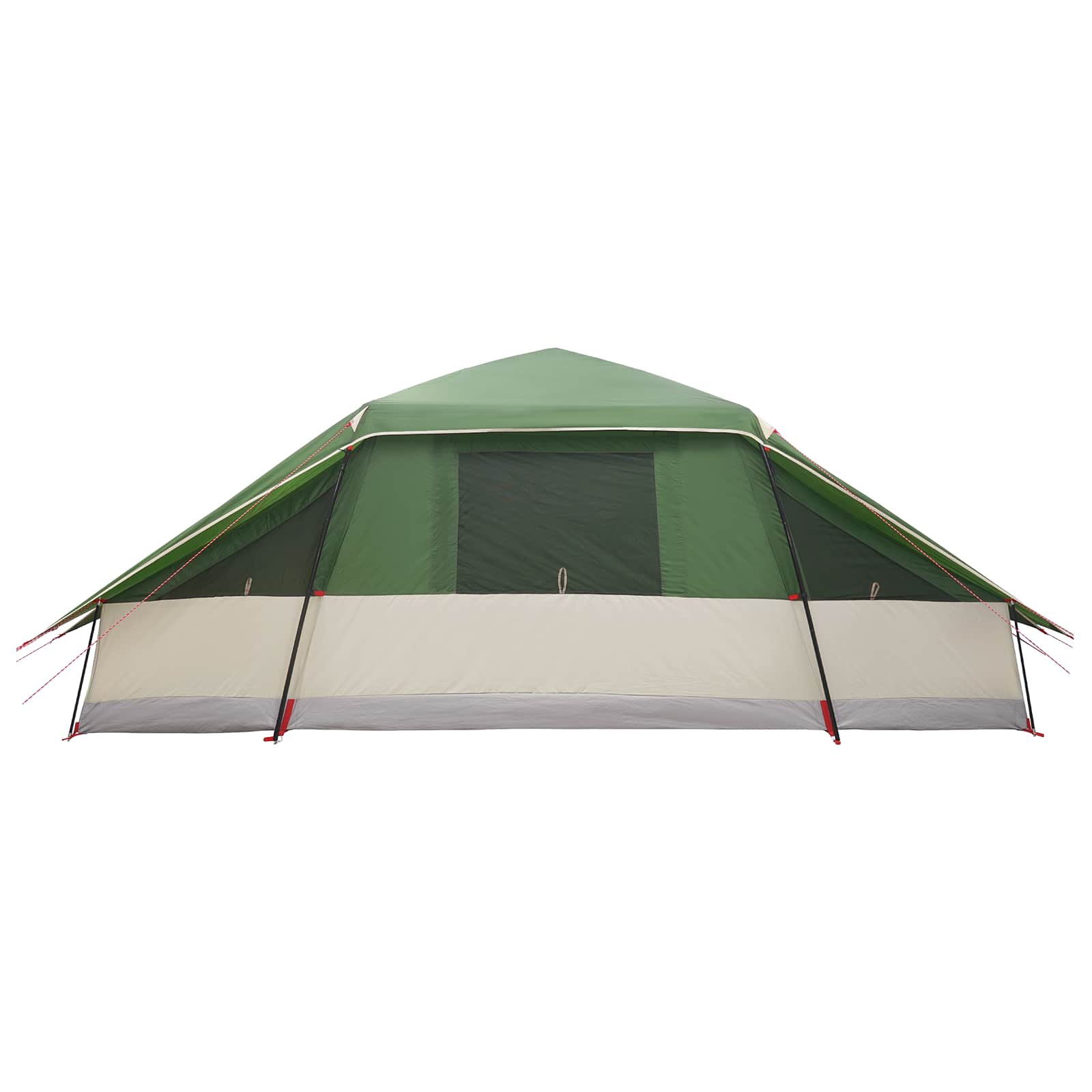 vidaXL Family Tent with Rainfly Water-resistant 10-Person Green - 41816