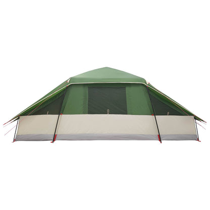 vidaXL Family Tent with Rainfly Water-resistant 10-Person Green - 41816