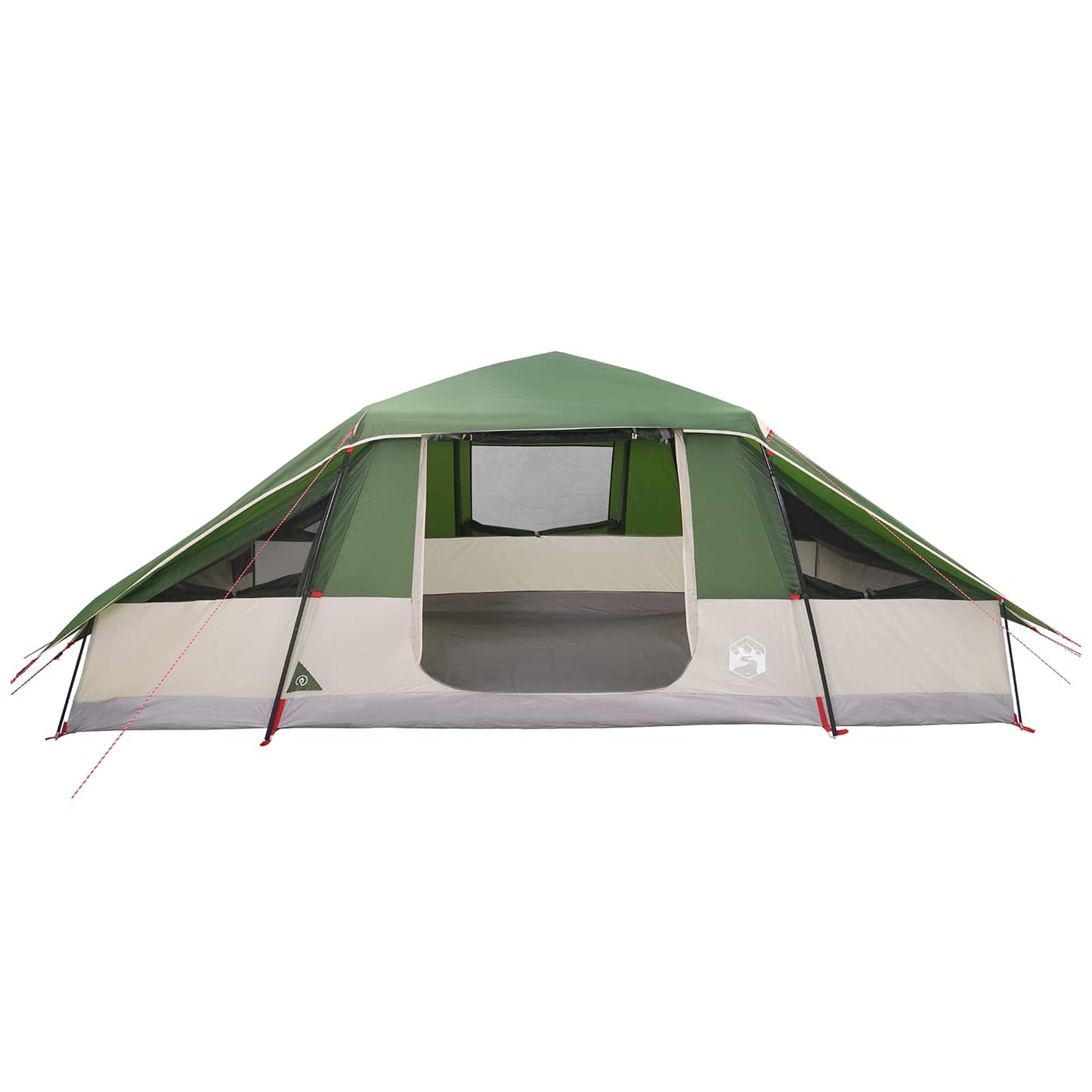 vidaXL Family Tent with Rainfly Water-resistant 10-Person Green - 41816