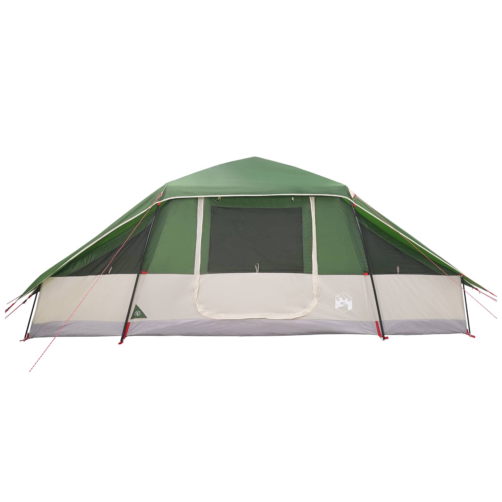vidaXL Family Tent with Rainfly Water-resistant 10-Person Green - 41816