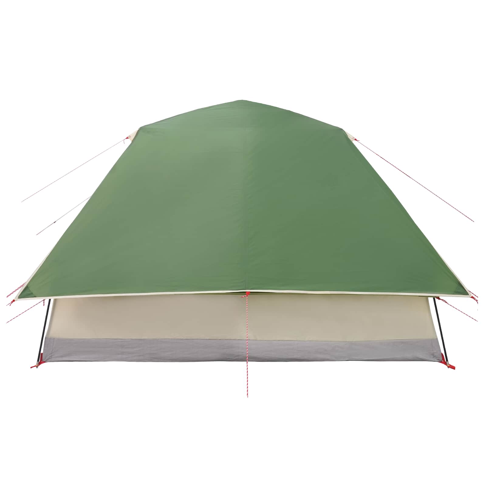 vidaXL Family Tent with Rainfly Water-resistant 10-Person Green - 41816