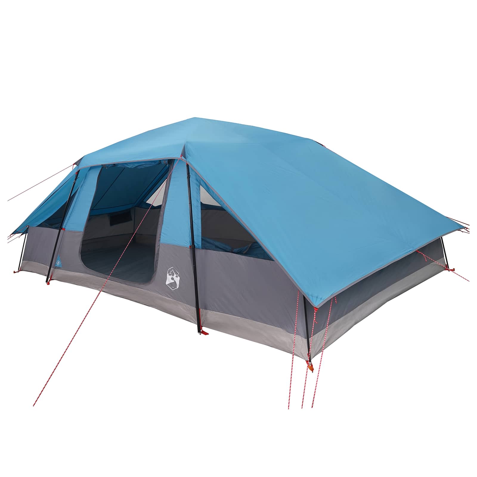 vidaXL Family Tent with Rainfly Water-resistant 10-Person Blue - 41818