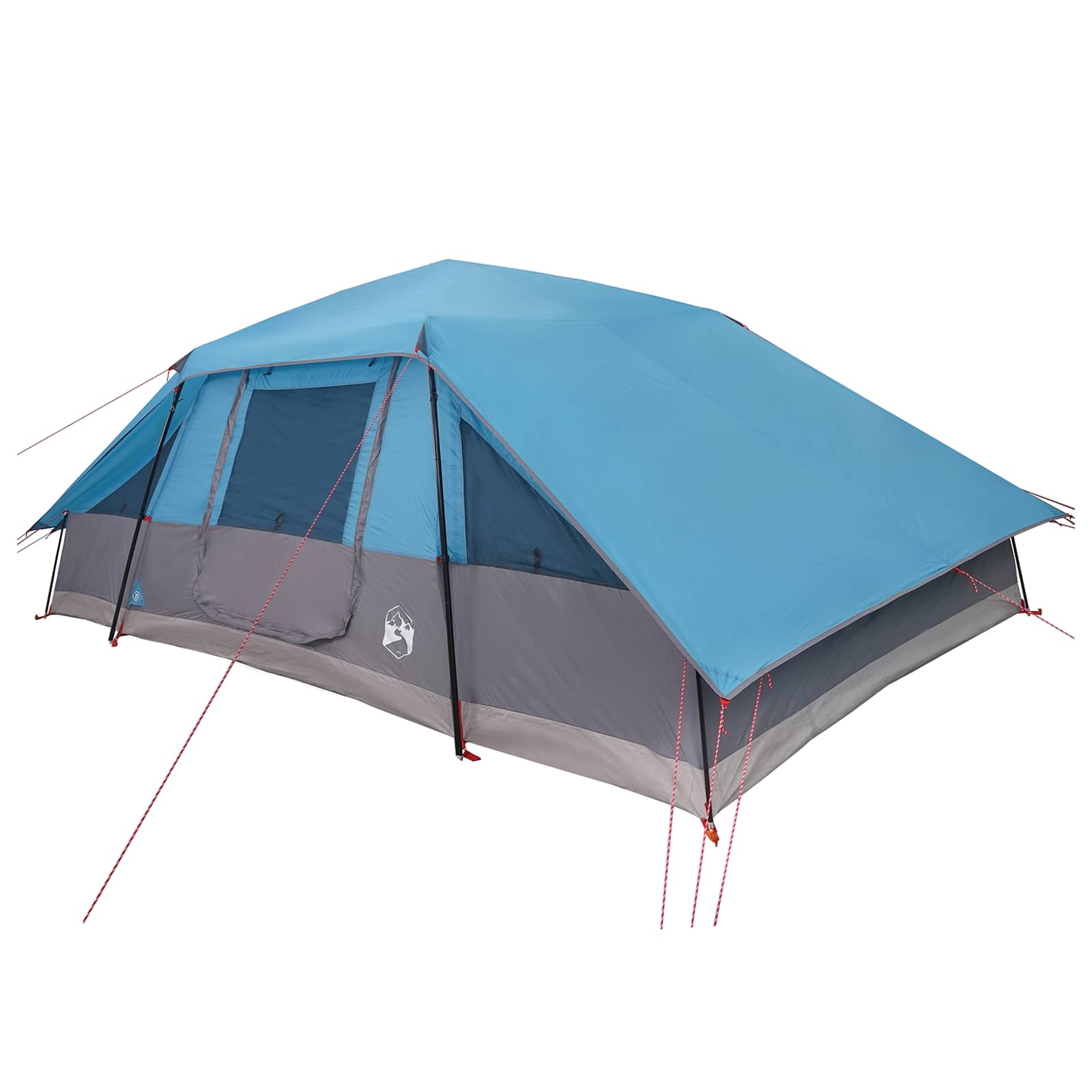 vidaXL Family Tent with Rainfly Water-resistant 10-Person Blue - 41818