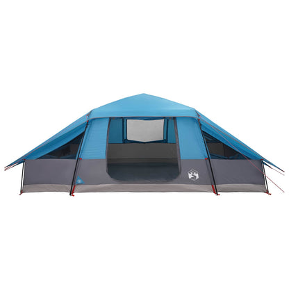 vidaXL Family Tent with Rainfly Water-resistant 10-Person Blue - 41818
