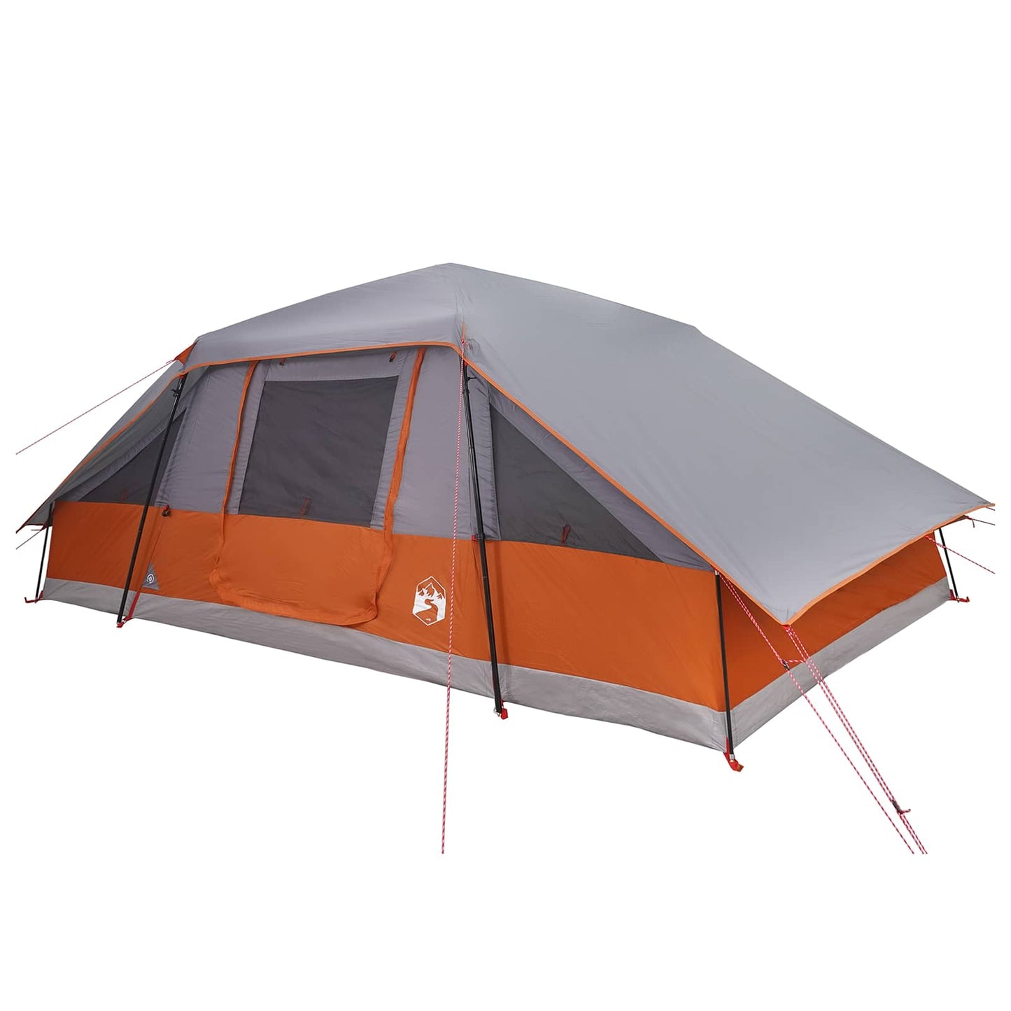 vidaXL Family Tent with Rainfly Water-resistant 10-Person - Grey - 41821